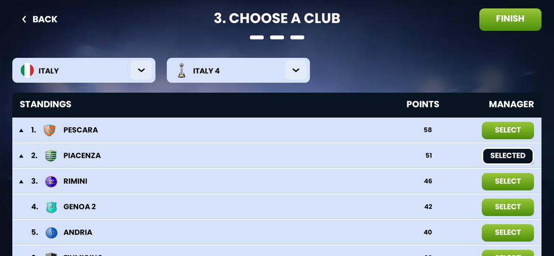 Schermata City Football Manager (soccer) 2