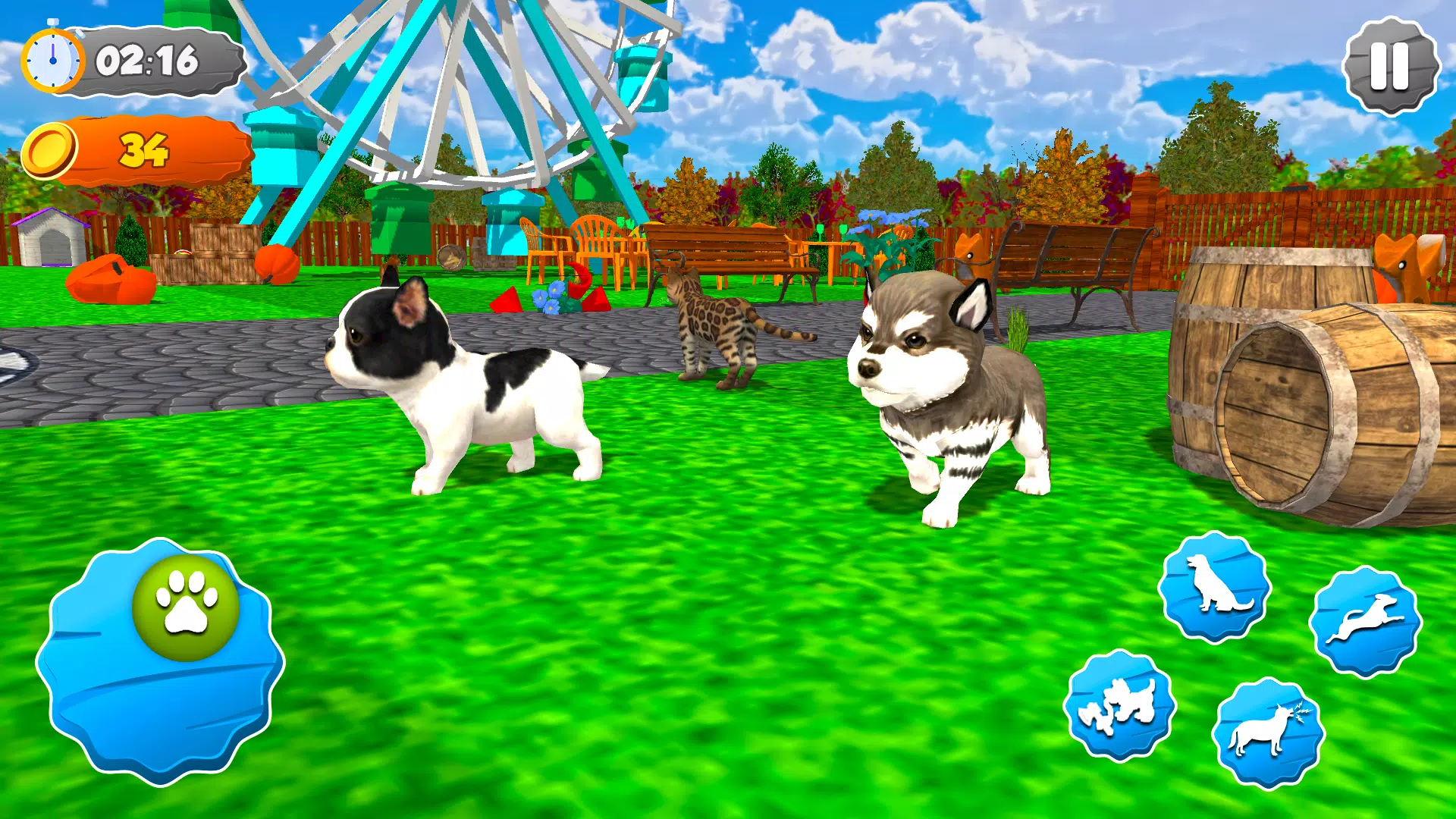 Pet Dog Game: Virtual Dog Sim ภาพหน้าจอ 0