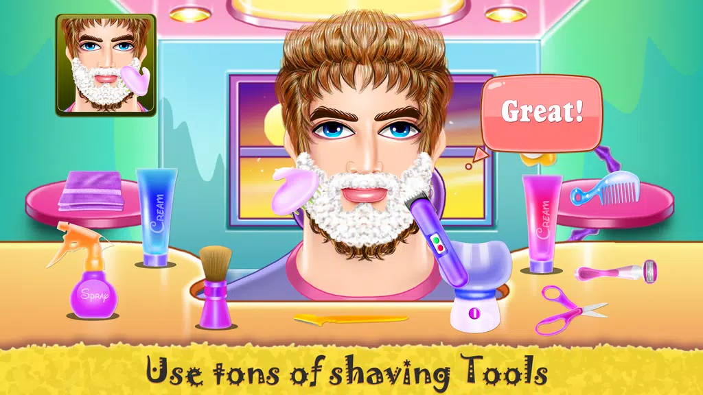 Daddy Fashion Beard Salon Schermafbeelding 3