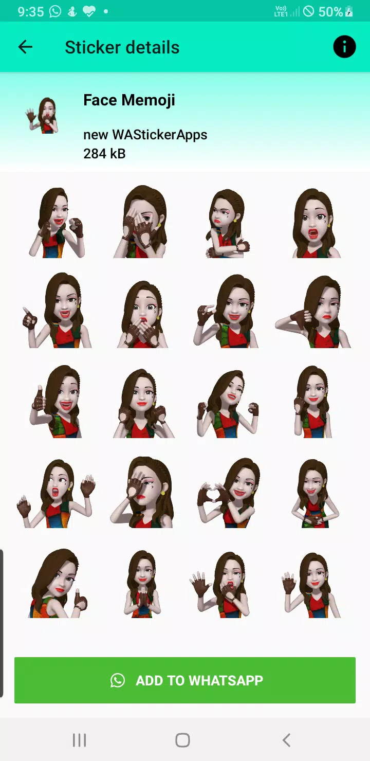 3d emoji stickers for whatsapp Captura de tela 3