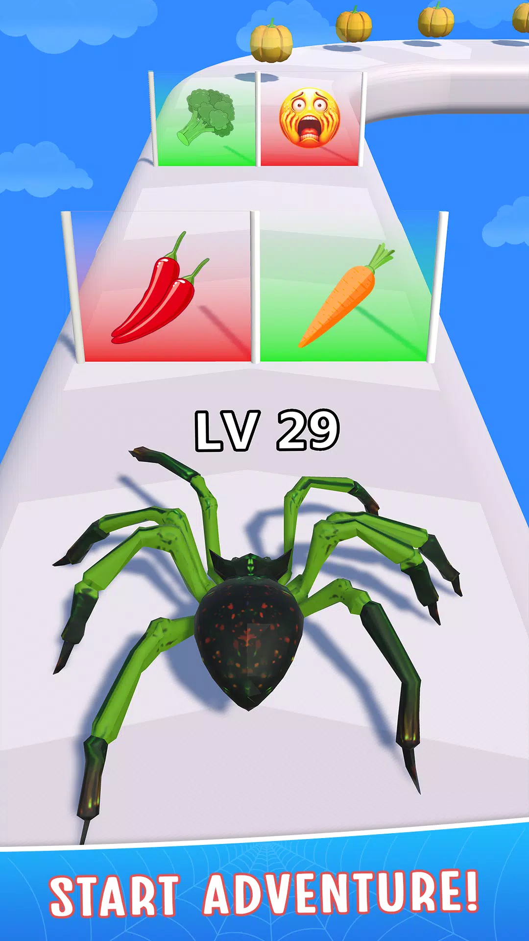 Spider Run: Spider Evolution Zrzut ekranu 1