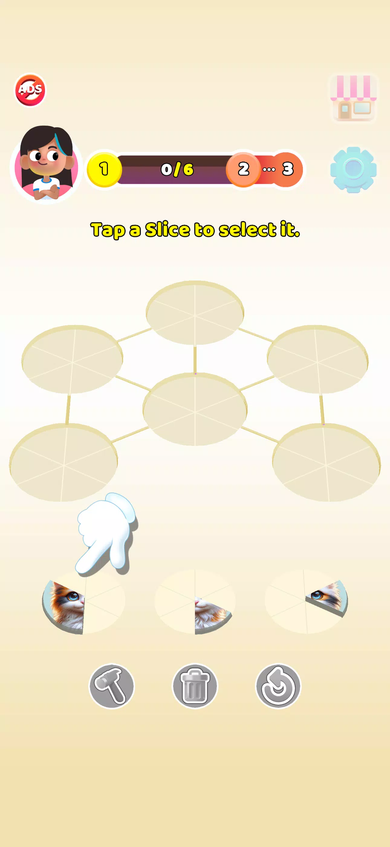 Mia's Slices: Art Puzzle Game 스크린샷 3