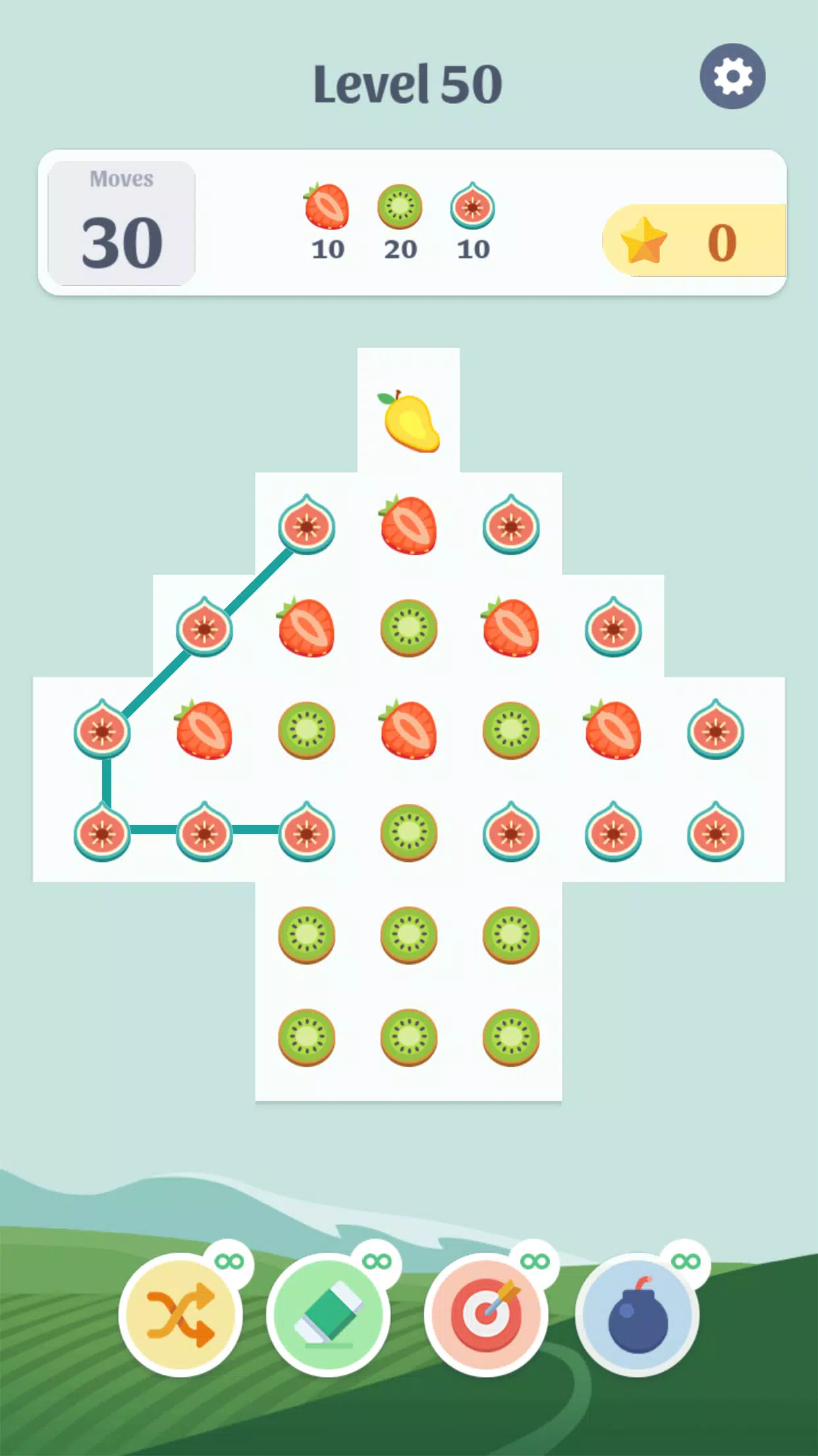 Schermata Fruit Game: Connect & Blast 1