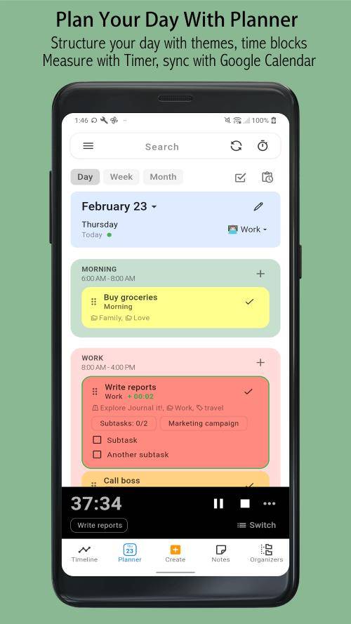 Journal it! - Bullet, Planner ภาพหน้าจอ 1