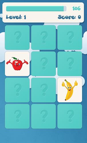 Fruits Memory Game for kids Tangkapan skrin 2