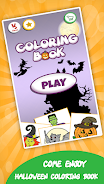 Kids coloring book halloween ဖန်သားပြင်ဓာတ်ပုံ 2