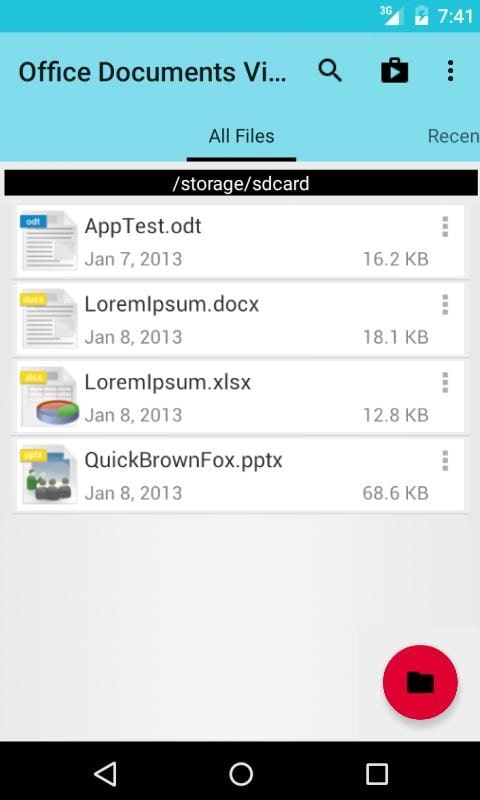 Office Documents Viewer Скриншот 0