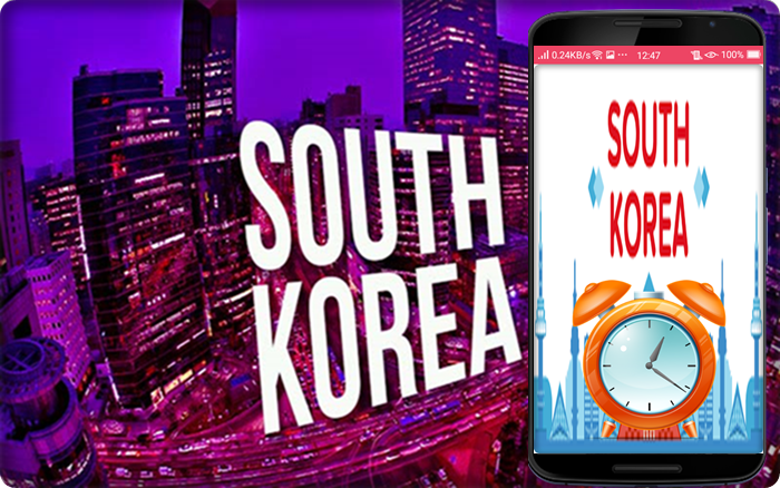 South Korea time 스크린샷 0