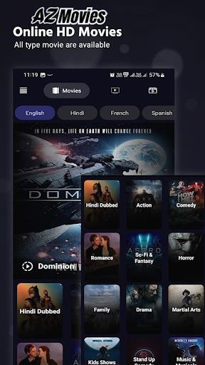 AZmovies: series & movies. Ảnh chụp màn hình 0