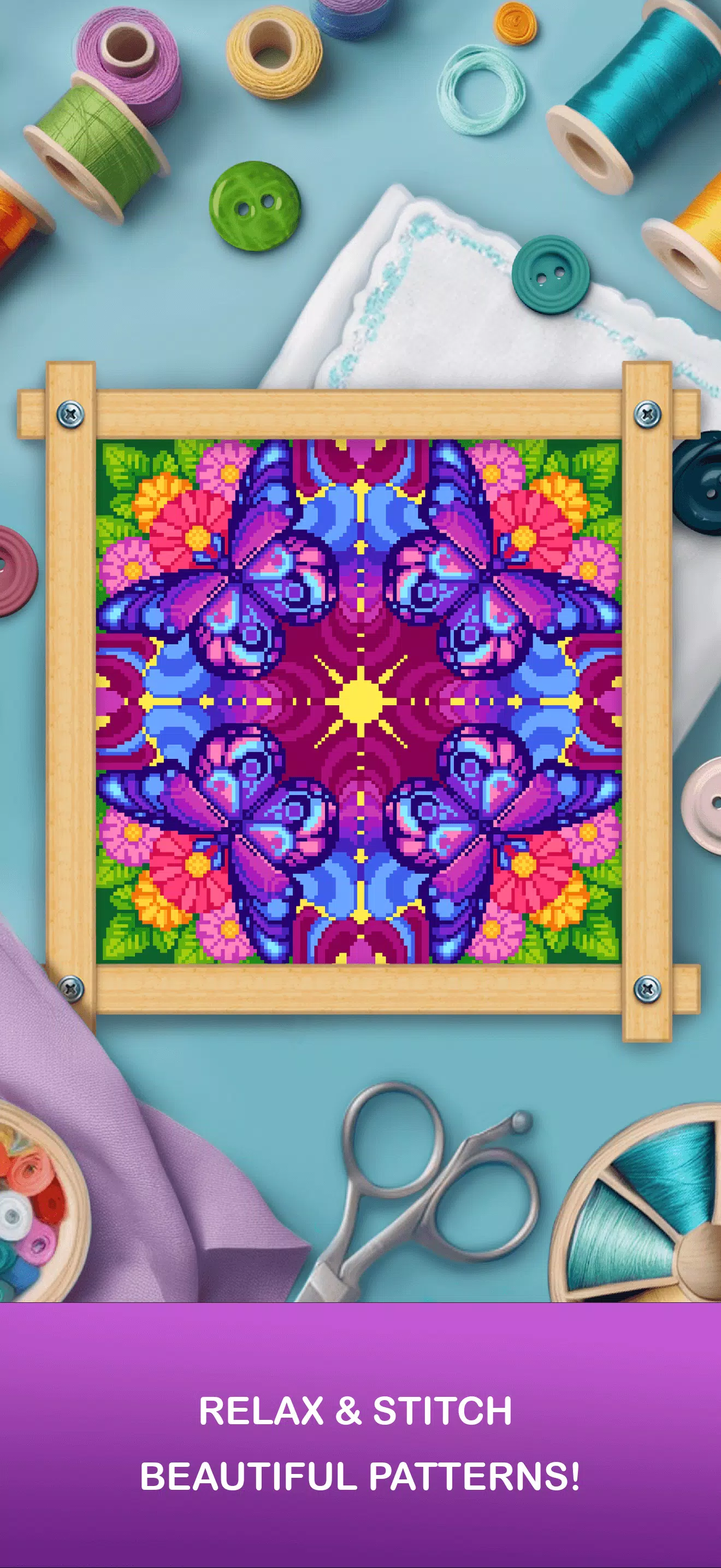 Cross Stitch: Relax & Color Captura de pantalla 3