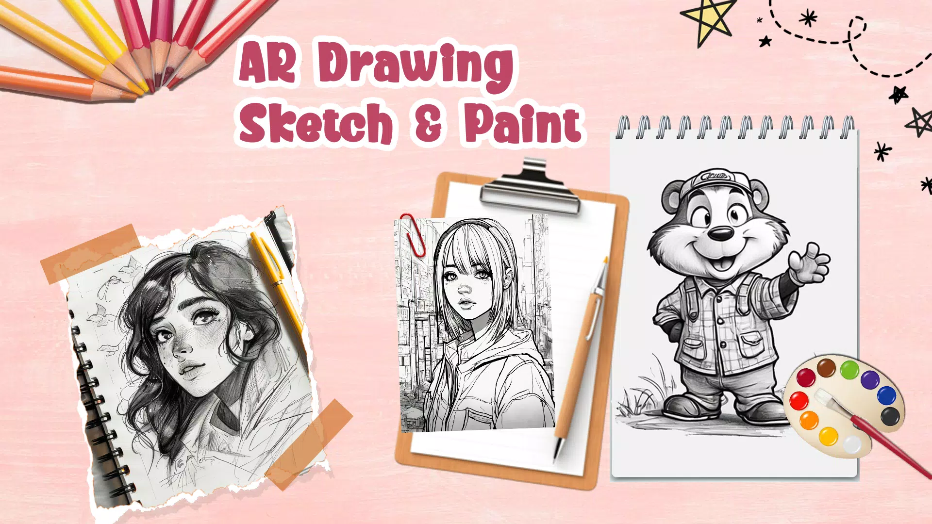 Draw Anime: AR Drawing Sketch應用截圖第0張