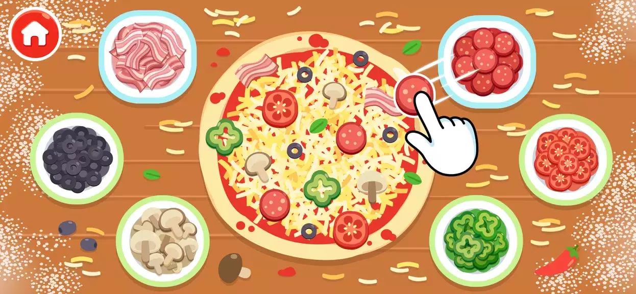 Pizza Cooking Games for Kids Capture d'écran 0