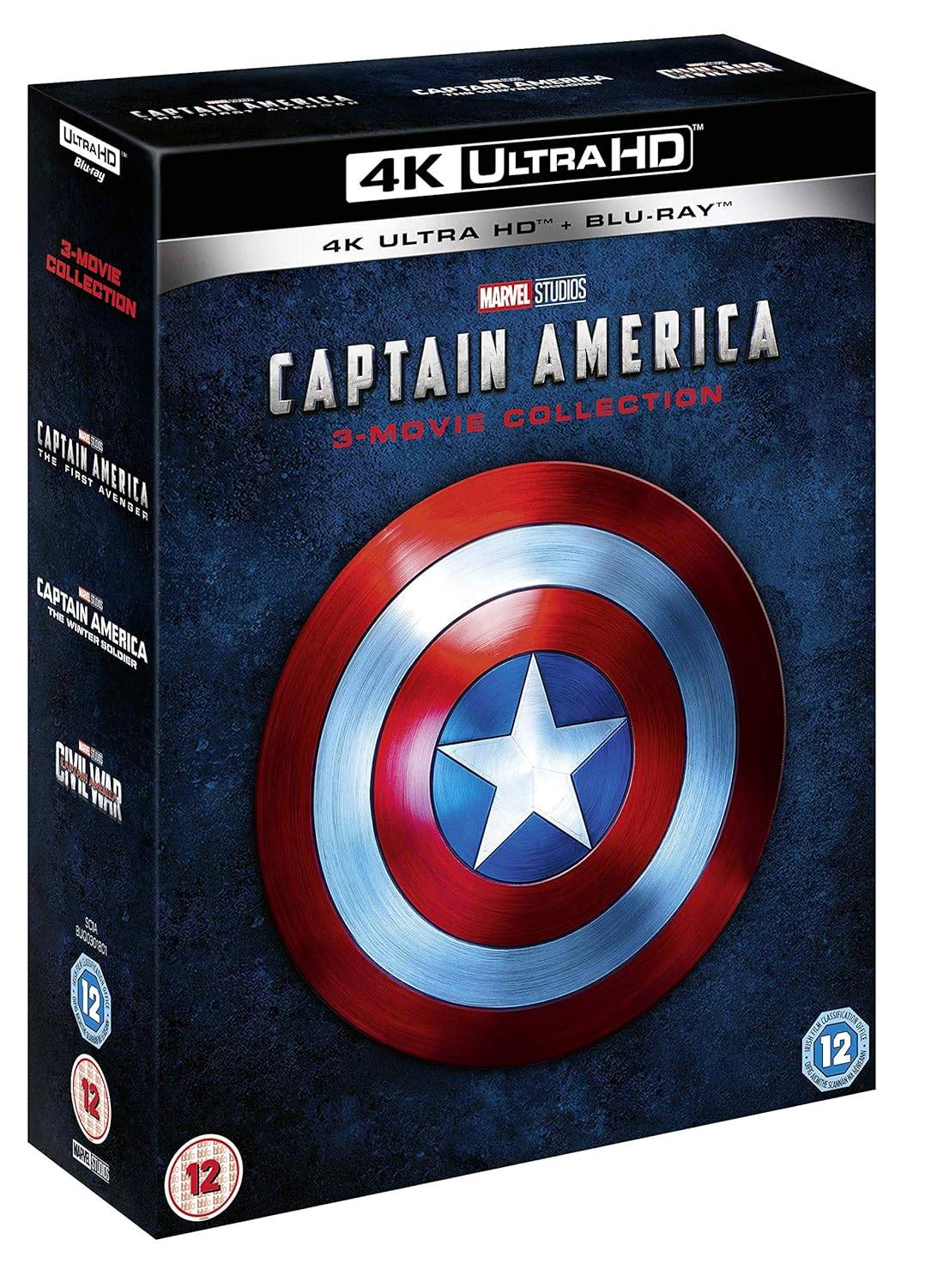 Captain America Trilogy \[4K UHD + Blu-ray\]