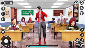 High School Life: School Games Captura de pantalla 0