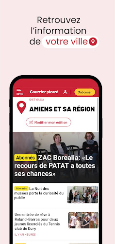 Courrier picard : Actu & vidéo Tangkapan skrin 0