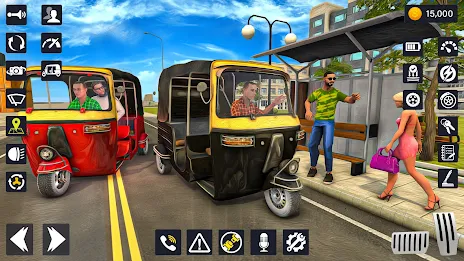 TukTuk Auto Rickshaw:City Taxi Screenshot 0