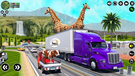 Animal Transport Truck Driving Schermafbeelding 2