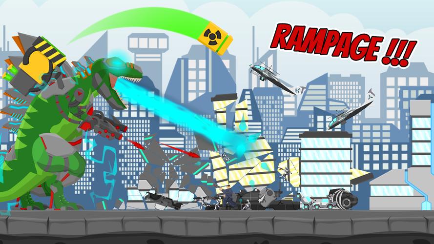 Cyborg Titan Rex: City Rampage應用截圖第3張