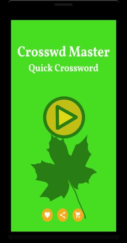 Quick Crossword Master Schermafbeelding 0