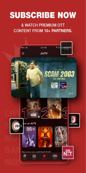 JioTV: Live TV, Catch-Up & OTT應用截圖第0張