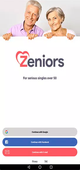 Zeniors - Seznámení pro starší應用截圖第0張