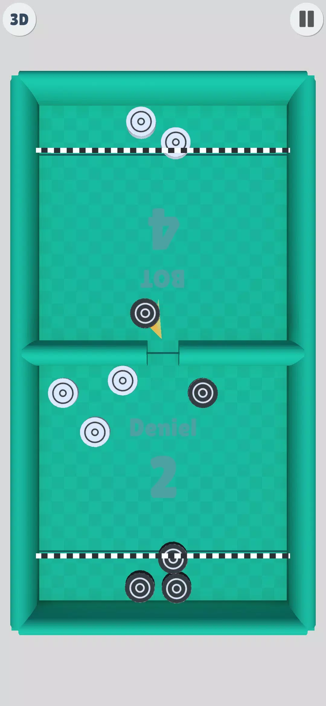 Puck Battle 2 Player Game ภาพหน้าจอ 1