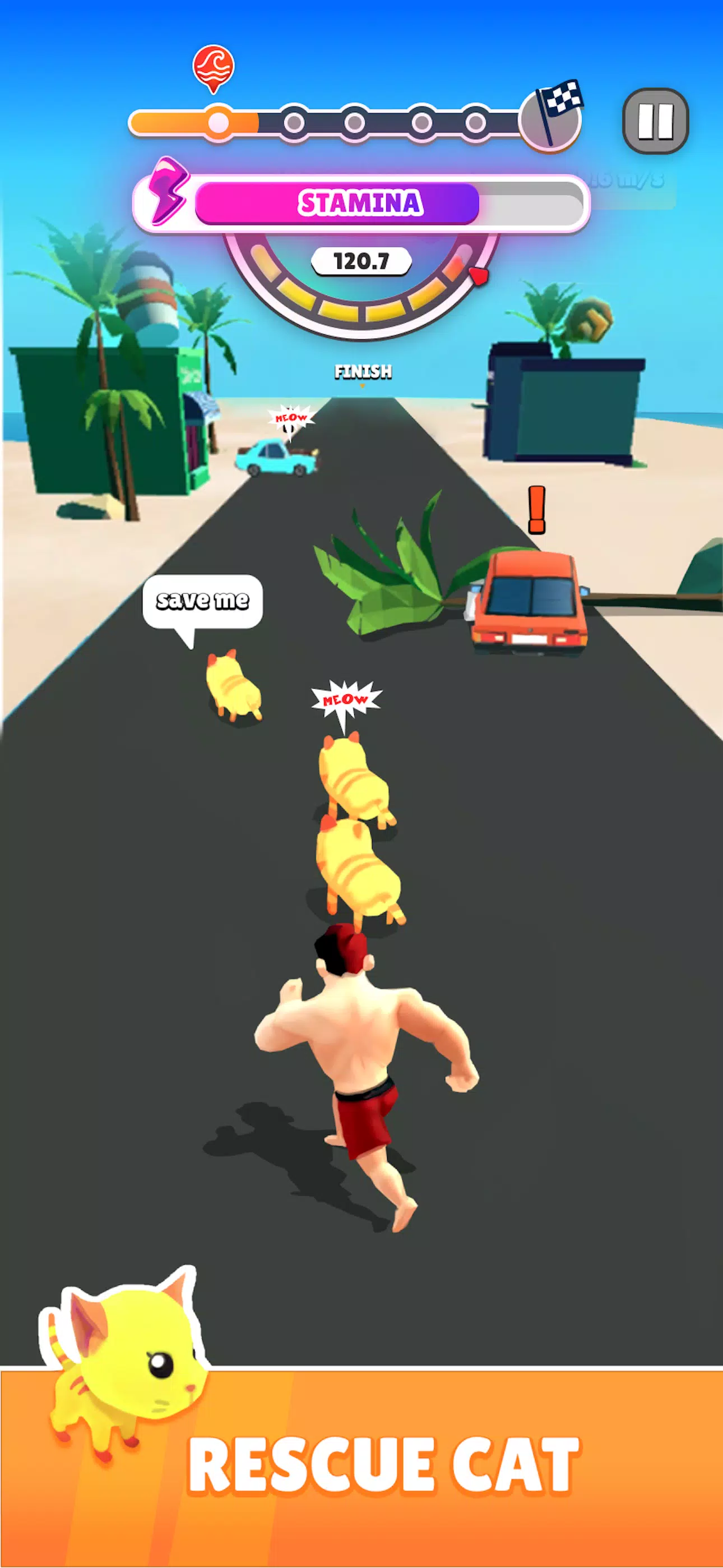 Rescue Run: Save the Cats Скриншот 2