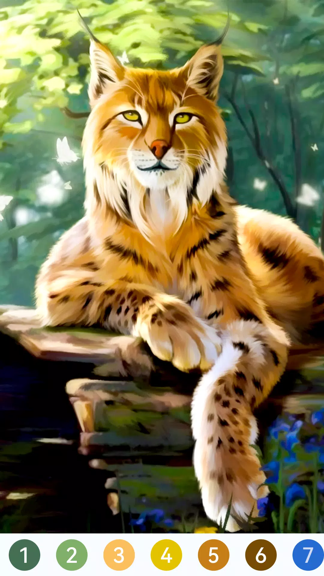 Animal Paint by Number Game Tangkapan skrin 1