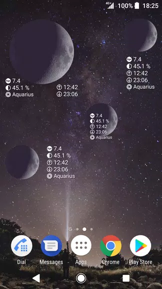 Simple Moon Phase Calendar Capture d'écran 3