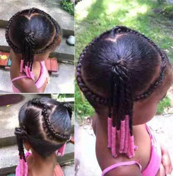 Braid Hairstyle Woman & Child Captura de pantalla 0