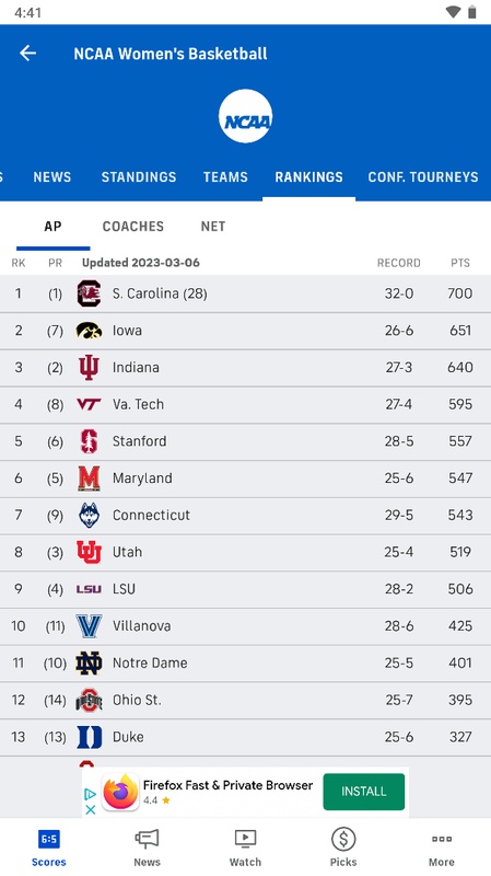 CBS Sports App: Scores & News スクリーンショット 2