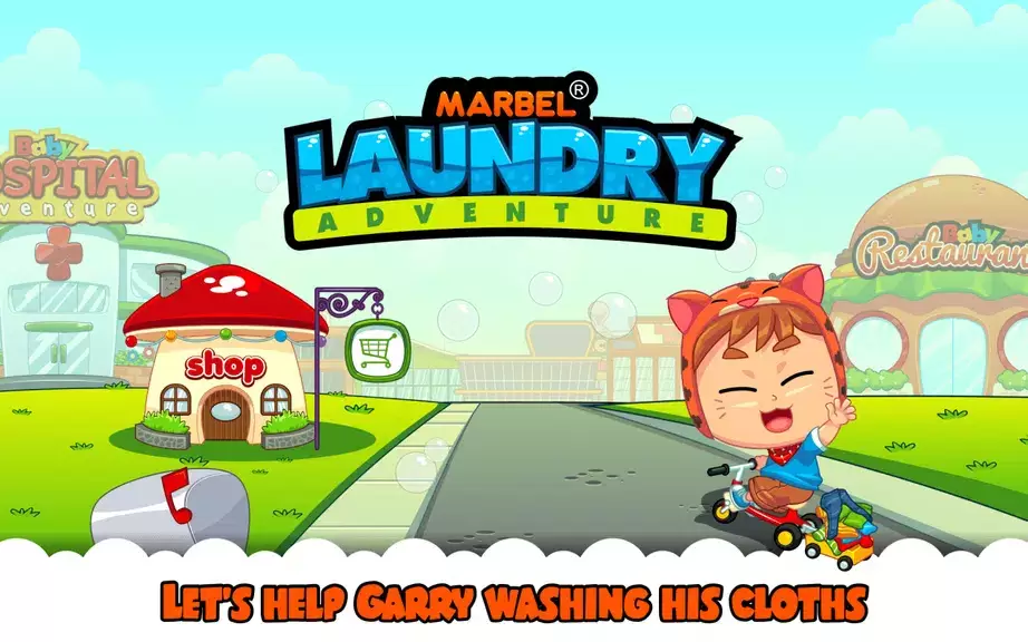 Marbel Laundry - Kids Game Скриншот 0