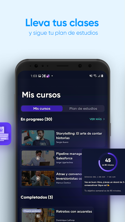 Crehana - Cursos online Captura de pantalla 2