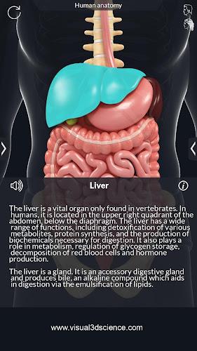 My Organs Anatomy ဖန်သားပြင်ဓာတ်ပုံ 2