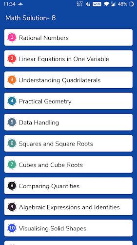 Schermata Class 8 Maths Solution NCERT 0