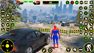 Spider Robot Hero Car Games Скриншот 2