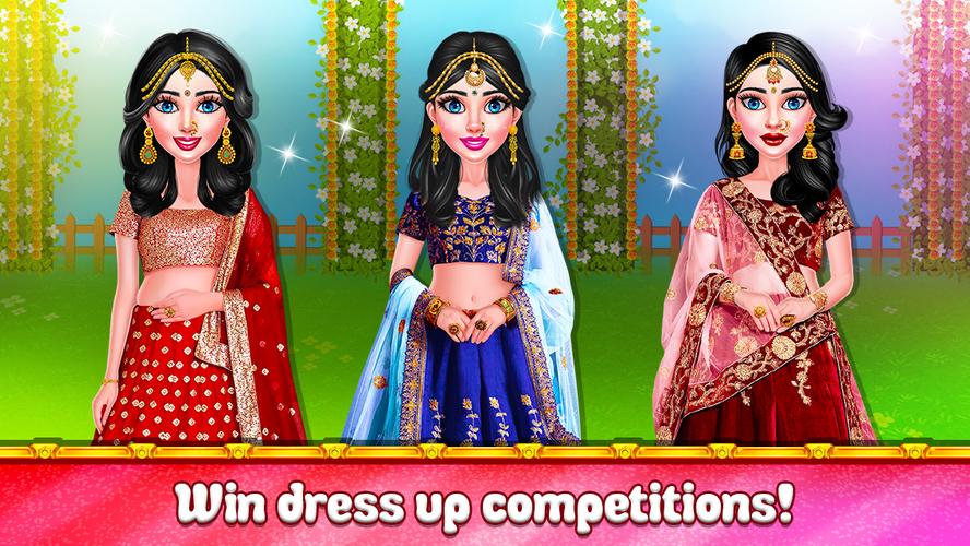 Indian Wedding Makeup Dressup Ảnh chụp màn hình 1