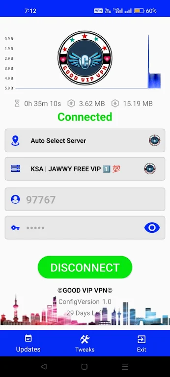 GOOD VIP VPN Captura de tela 0