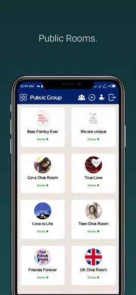 UK Chat - Group Chat Rooms Скриншот 0