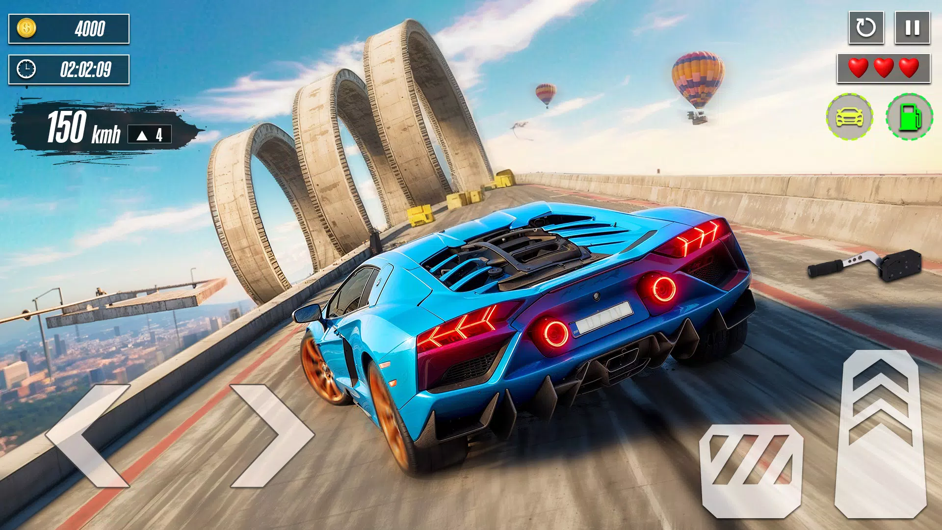 Mega Ramp Stunt: GT Car Racing應用截圖第3張