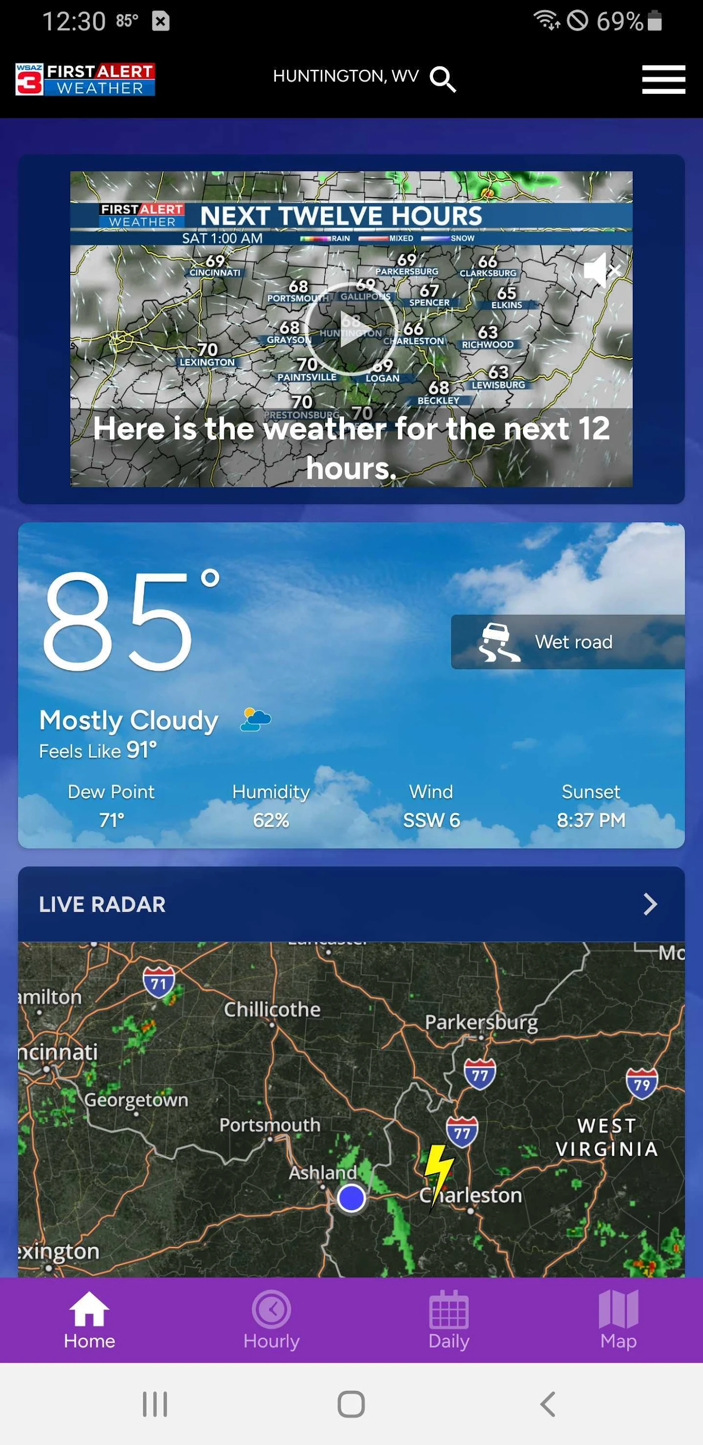 WSAZ First Alert Weather App Capture d'écran 3