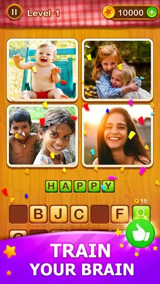 4 Pics Guess Word -Puzzle Game Ảnh chụp màn hình 0