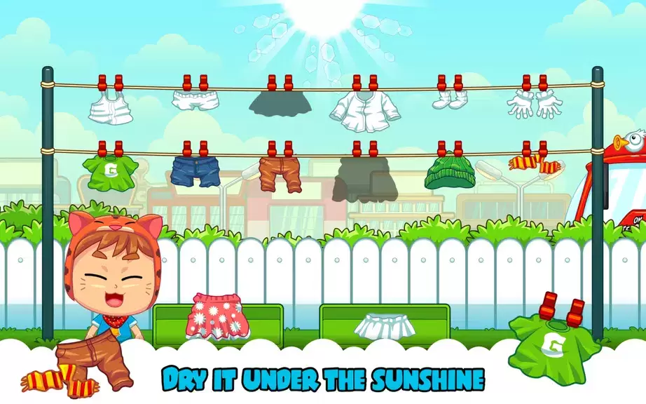 Marbel Laundry - Kids Game Скриншот 3