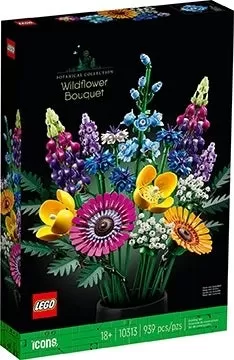 Colorful LEGO Wildflower Bouquet