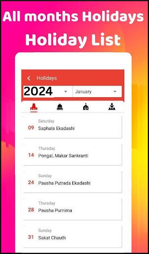 2024 Calendar Tangkapan skrin 3