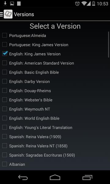 Bible Offline KJV with Audio Screenshot 2