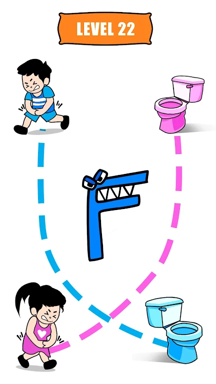 Path To Toilet - Draw The Line स्क्रीनशॉट 2