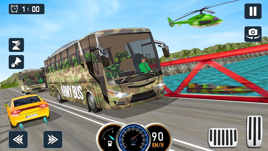 Army Bus Game Army Driving Ekran Görüntüsü 3