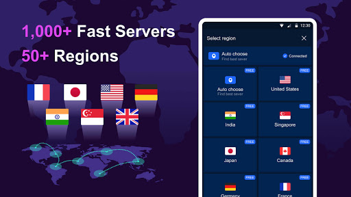 VPN Master - fast proxy VPN Captura de tela 2