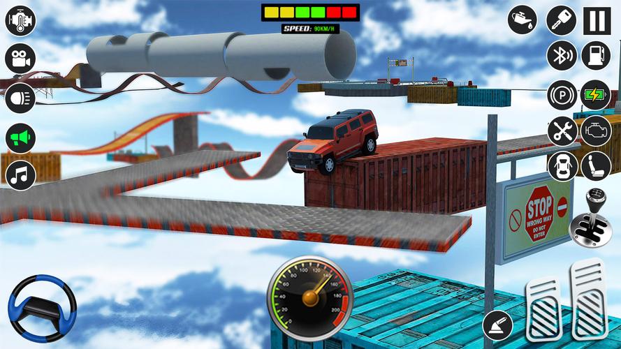 Mega Ramp Car Stunt Games 3d Captura de tela 1